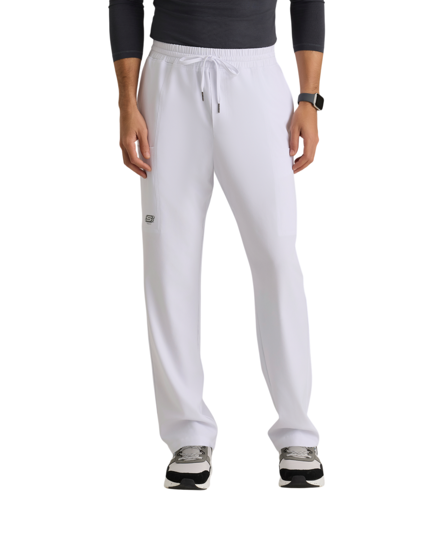 Pantalon droit à 5 poches et taille élastique Skechers pour homme #SKP718