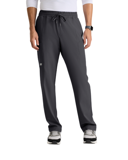 Pantalon droit à 5 poches et taille élastique Skechers pour homme #SKP718