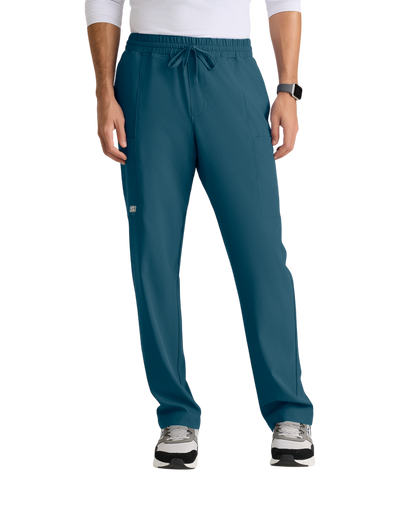 Pantalon droit à 5 poches et taille élastique Skechers pour homme #SKP718