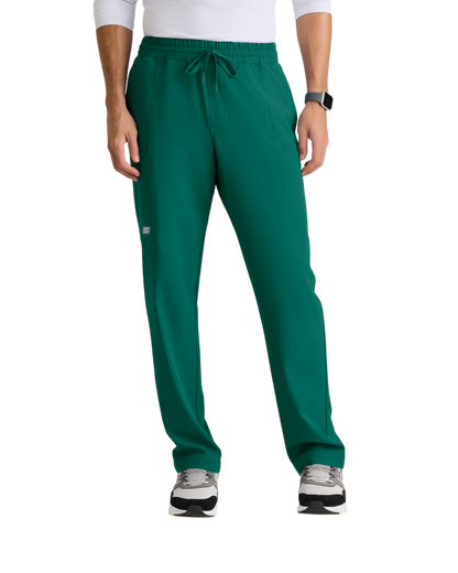 Pantalon droit à 5 poches et taille élastique Skechers pour homme #SKP718