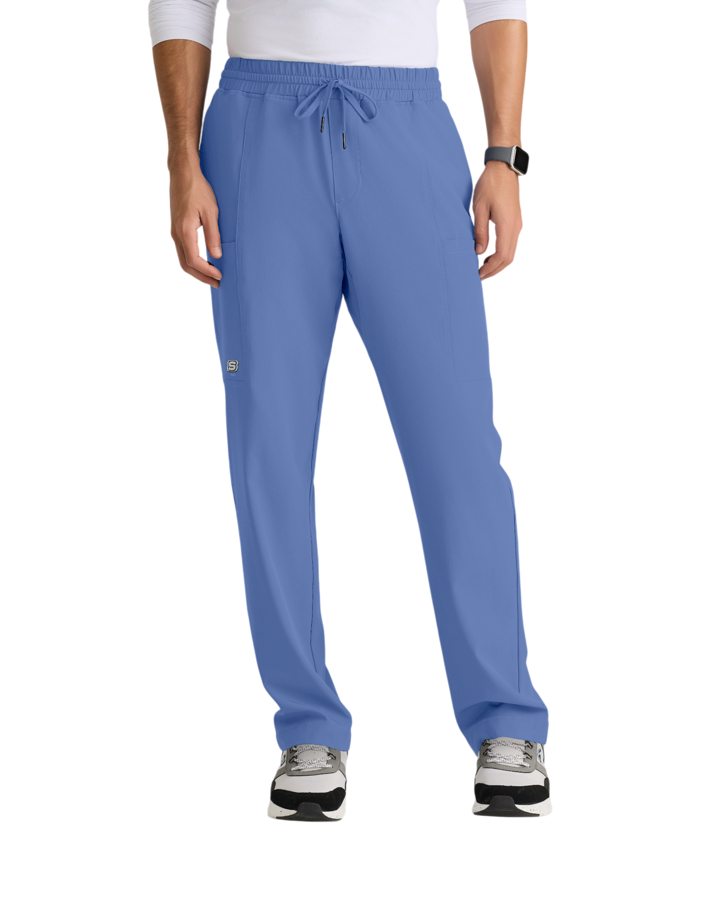 Pantalon droit à 5 poches et taille élastique Skechers pour homme #SKP718