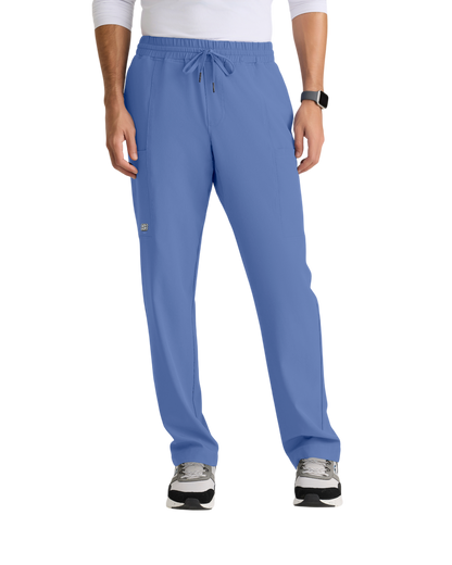 Pantalon droit à 5 poches et taille élastique Skechers pour homme #SKP718