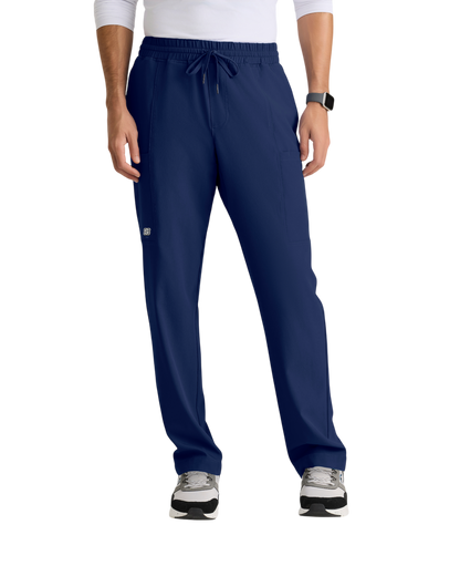 Pantalon droit à 5 poches et taille élastique Skechers pour homme #SKP718