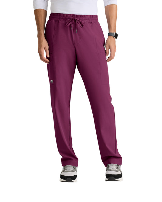 Pantalon droit à 5 poches et taille élastique Skechers pour homme #SKP718X (2XL &+)