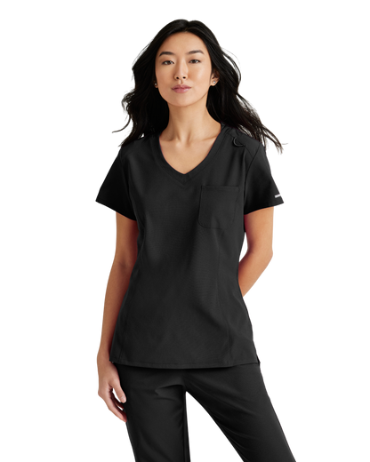 Haut d'uniforme dame à une poche Dignity à rentrer dans le pantalon Skechers™ by BarcoSKECHERS SKT147