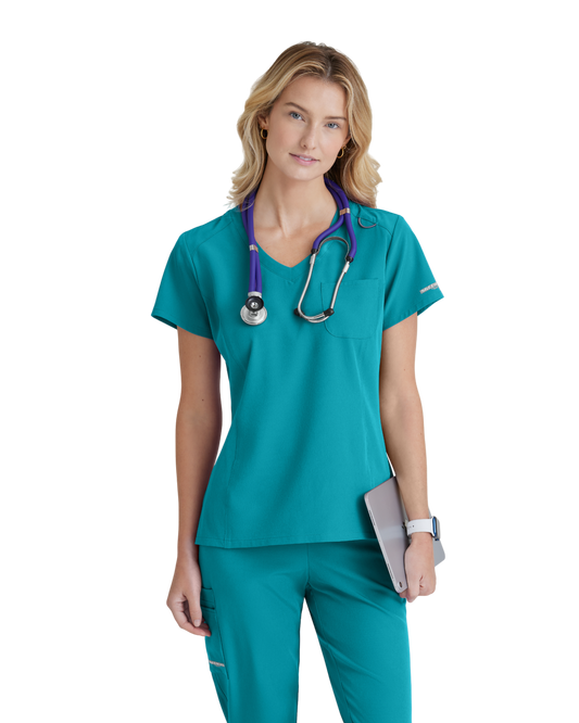 Haut d'uniforme dame à une poche Dignity à rentrer dans le pantalon Skechers SKT147X (2XL &+)