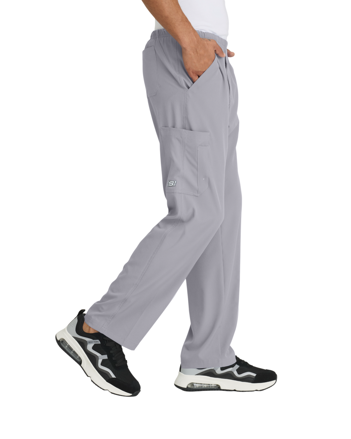 Pantalon cargo pour hommes avec taille élastique à cordon Skechers SK0215X (2XL&+)