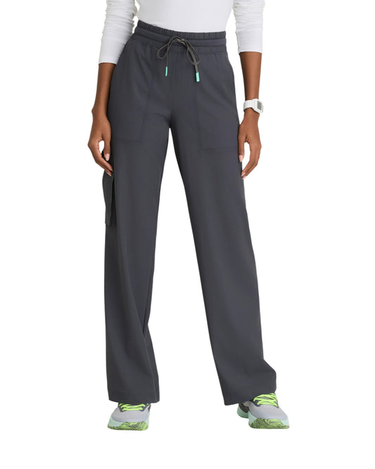 Skechers women's 5-Pocket wide leg pants with gathered waist #SKP707