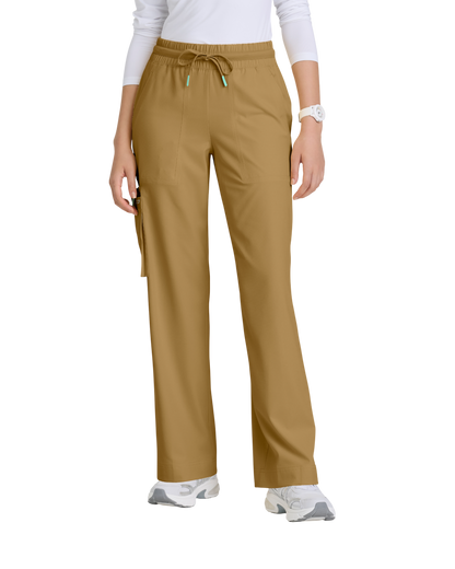 Skechers women's 5-Pocket wide leg pants with gathered waist #SKP707X (2XL&+)