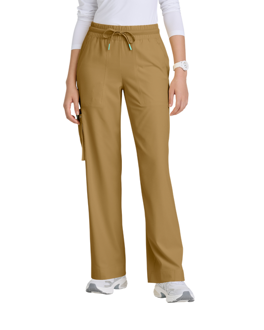 Pantalon large à 5 poches et taille froncée pour femme Skechers #SKP707X (2XL &+)