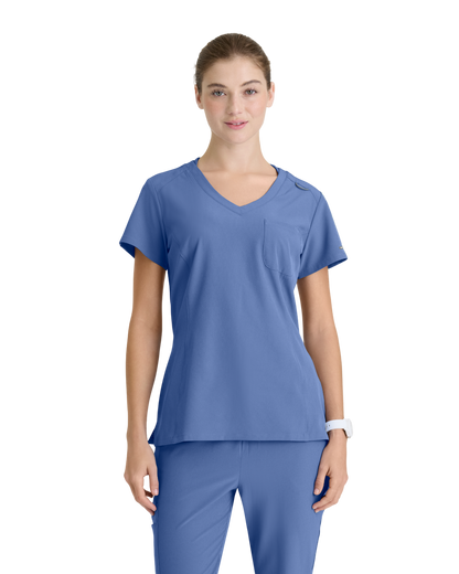 Haut d'uniforme dame à une poche Dignity à rentrer dans le pantalon Skechers™ by BarcoSKECHERS SKT147