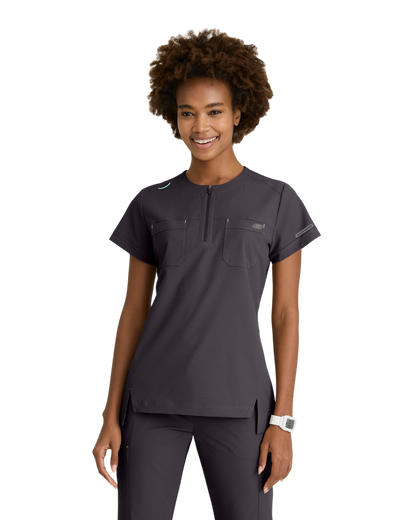 Haut à col rond et 2 poches pour femmes Skechers ripstop #SKT284X (2XL &+)