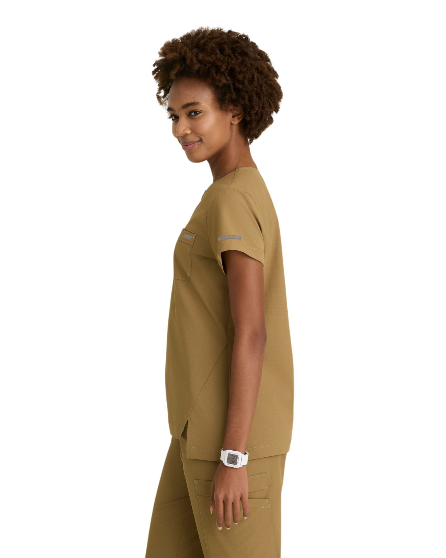 Haut à col rond et 2 poches pour femmes Skechers ripstop #SKT284X (2XL &+)