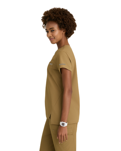 Haut à col rond et 2 poches pour femmes Skechers ripstop #SKT284X (2XL &+)
