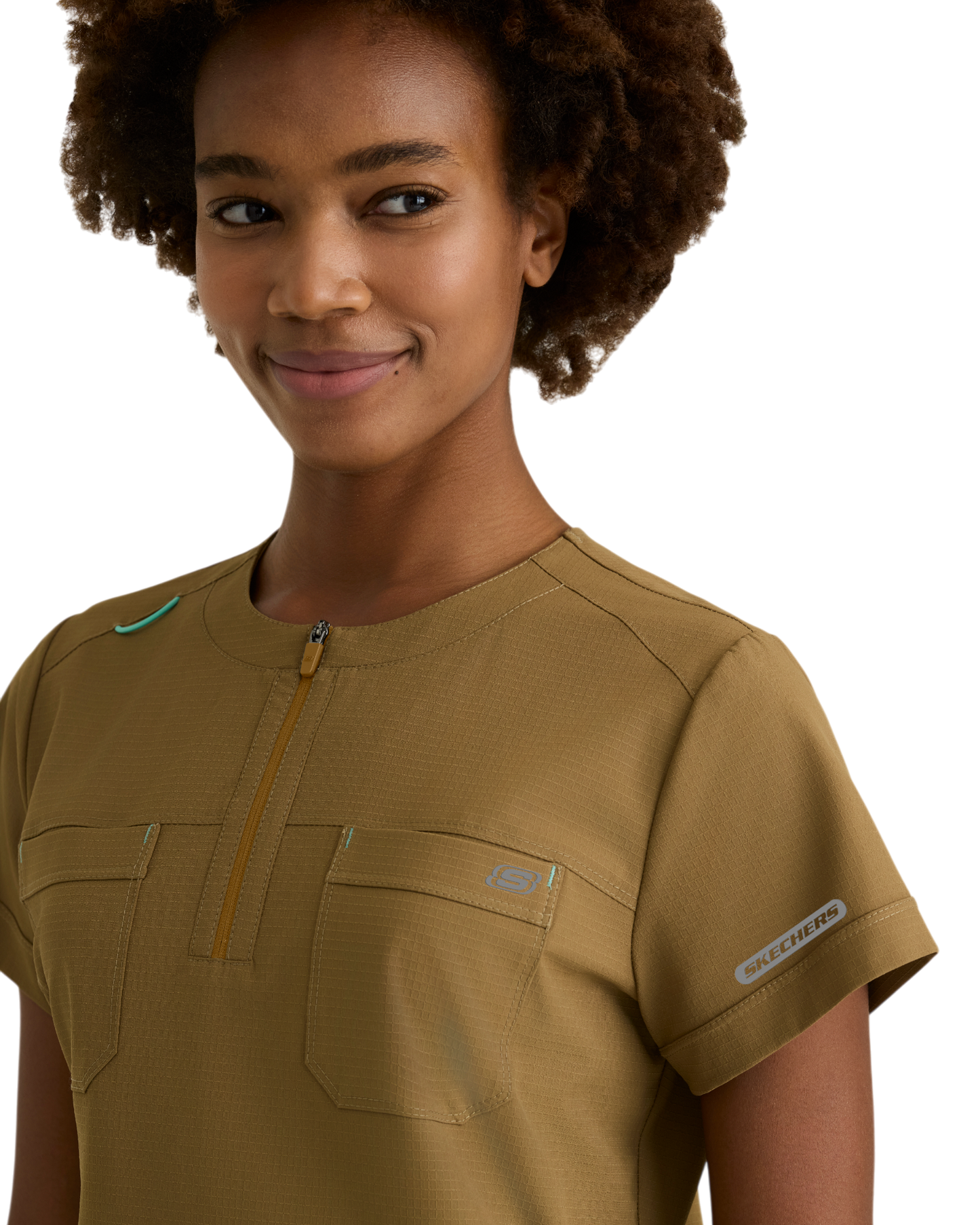 Haut à col rond et 2 poches pour femmes Skechers ripstop #SKT284X (2XL &+)