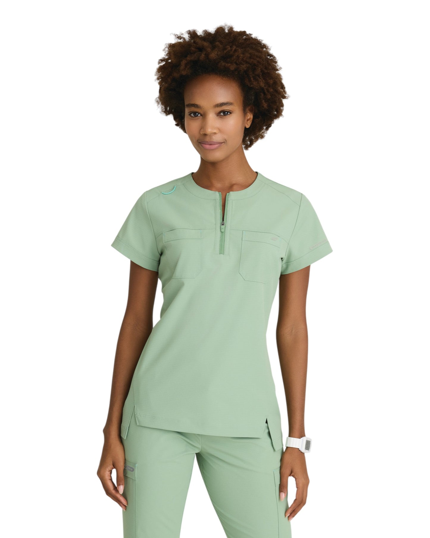 Haut à col rond et 2 poches pour femmes Skechers ripstop #SKT284X (2XL &+)
