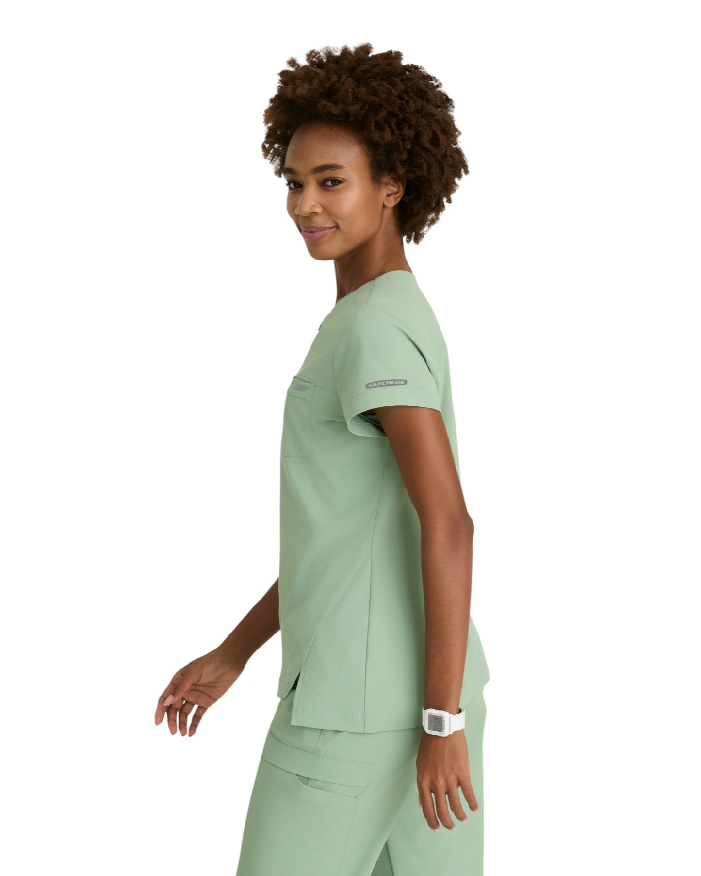 Haut à col rond et 2 poches pour femmes Skechers ripstop #SKT284X (2XL &+)