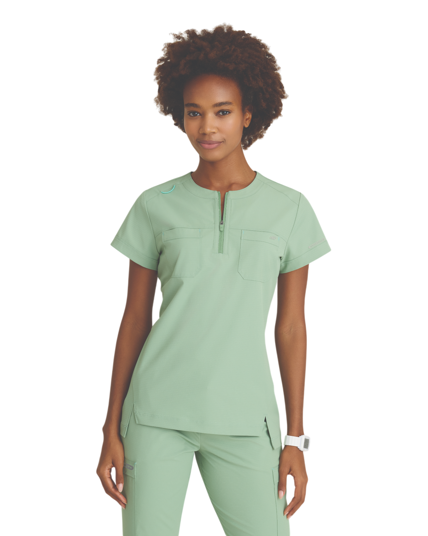 Haut à col rond et 2 poches pour femmes Skechers ripstop #SKT284X (2XL &+)