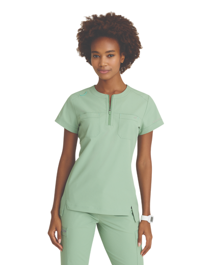 Haut à col rond et 2 poches pour femmes Skechers ripstop #SKT284X (2XL &+)