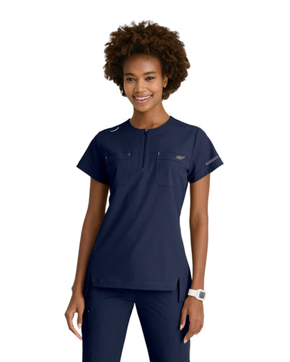Haut à col rond et 2 poches pour femmes Skechers ripstop #SKT284X (2XL &+)
