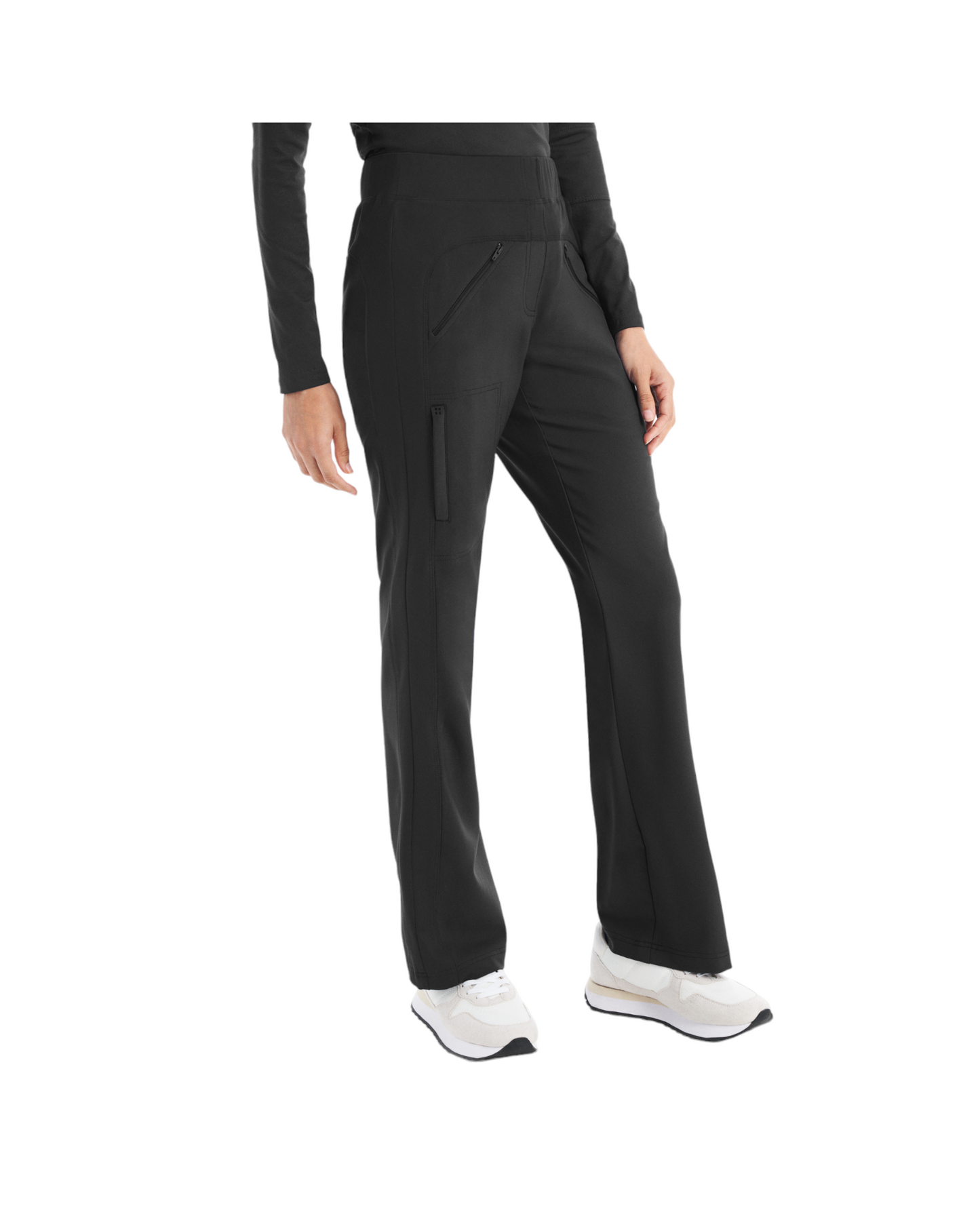 Pantalon d'uniforme jambes évasées style ''bootcut'' pour femme White Cross CRFT #WB414 couleur Pewter