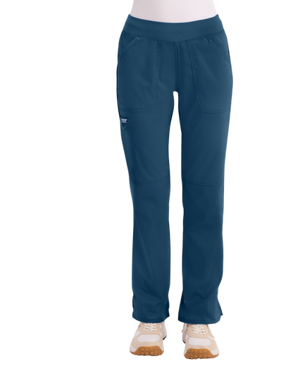 Mid rise moderate flare drawstring pant #WW110 Cherokee Revolution