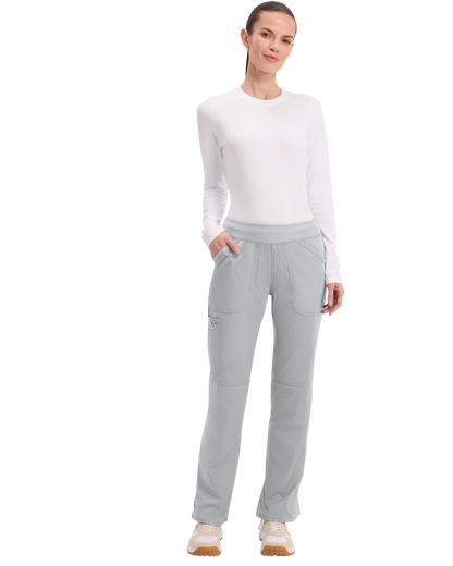 Mid rise moderate flare drawstring pant #WW110 Cherokee Revolution