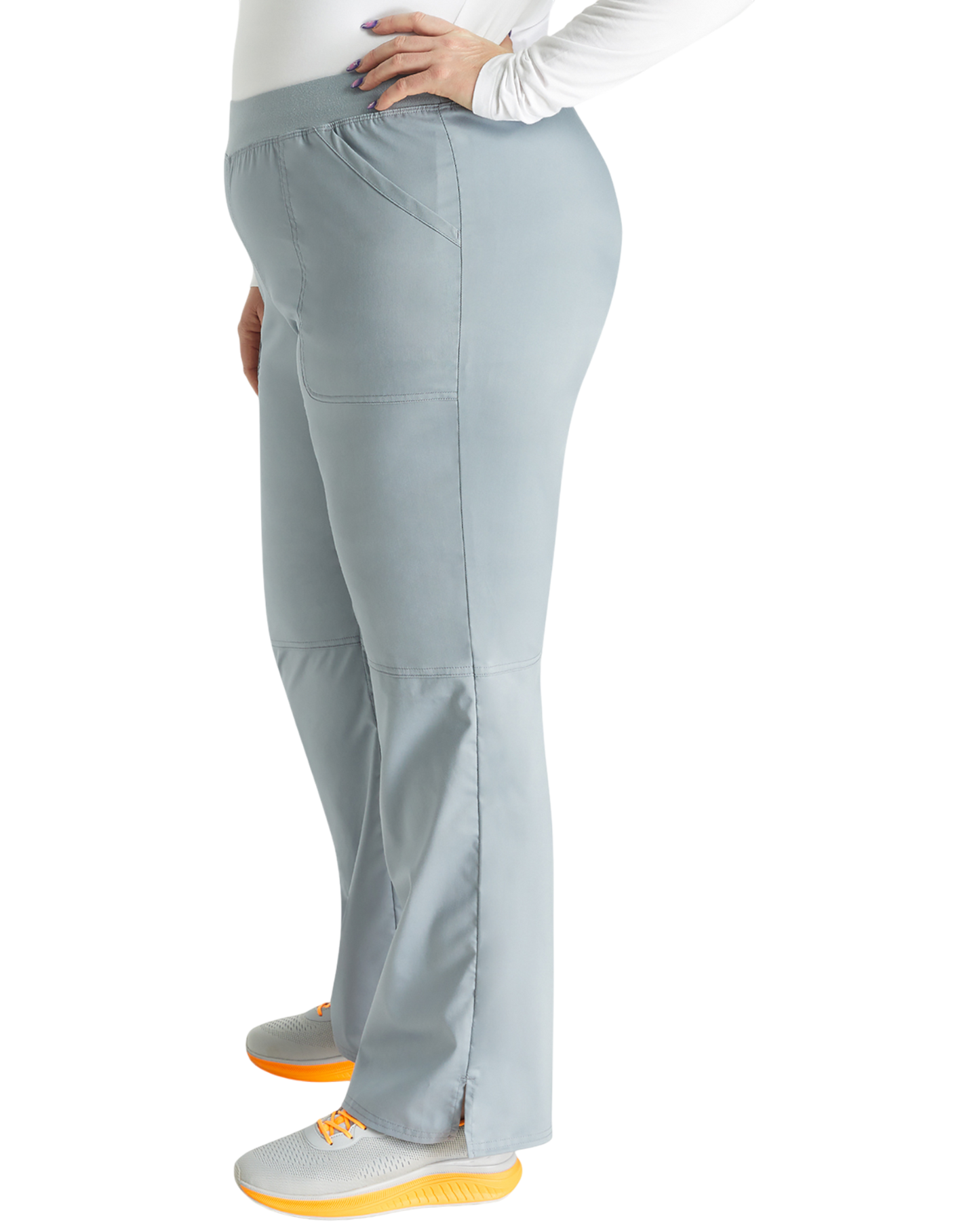 Mid rise moderate flare drawstring pant #WW110 Cherokee Revolution