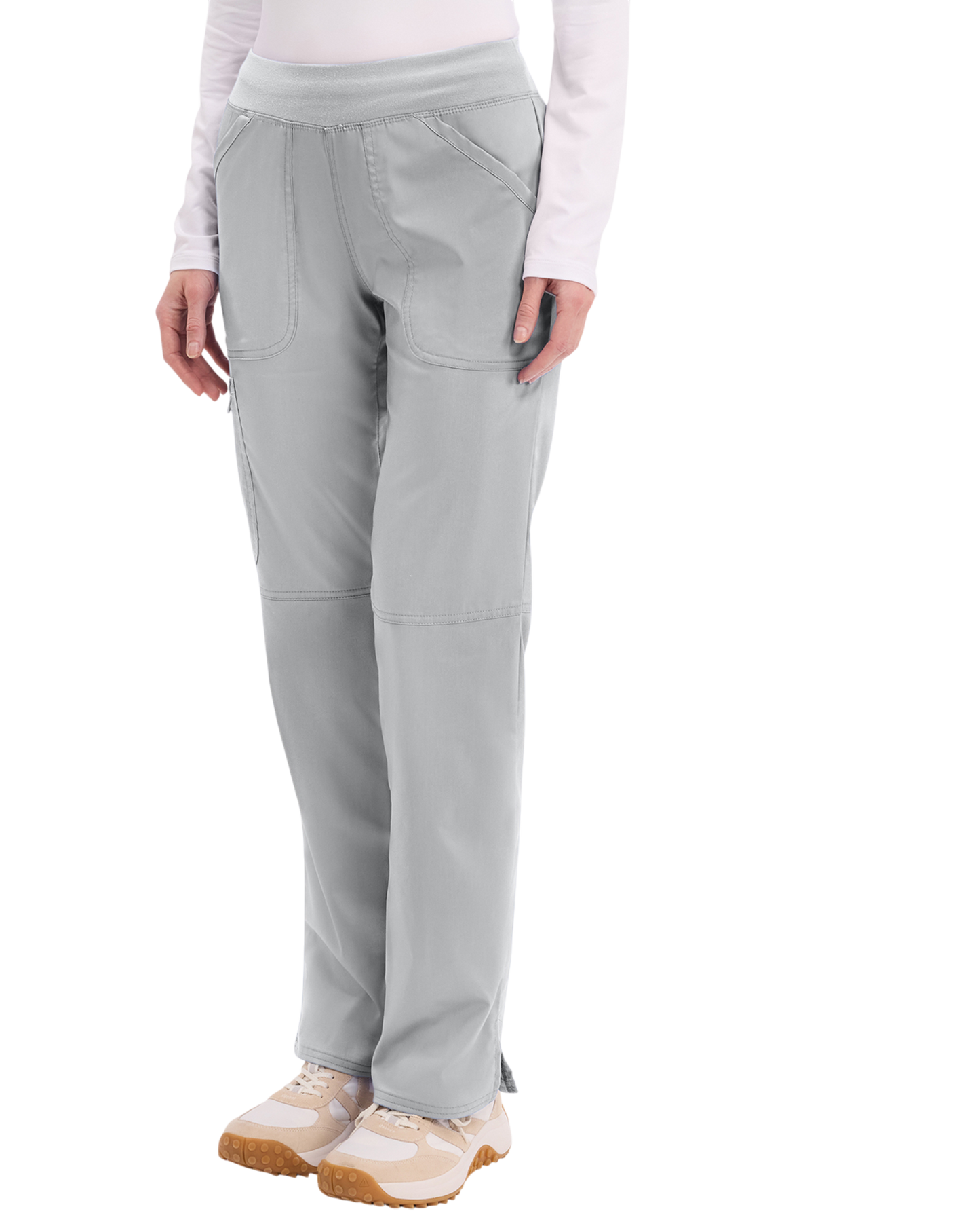 Mid rise moderate flare drawstring pant #WW110 Cherokee Revolution