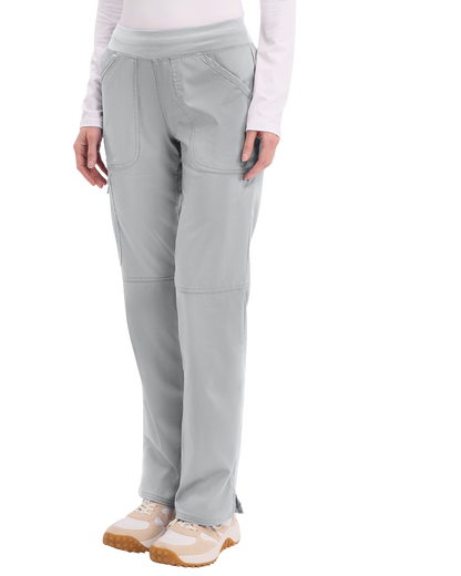 Mid rise moderate flare drawstring pant #WW110 Cherokee Revolution