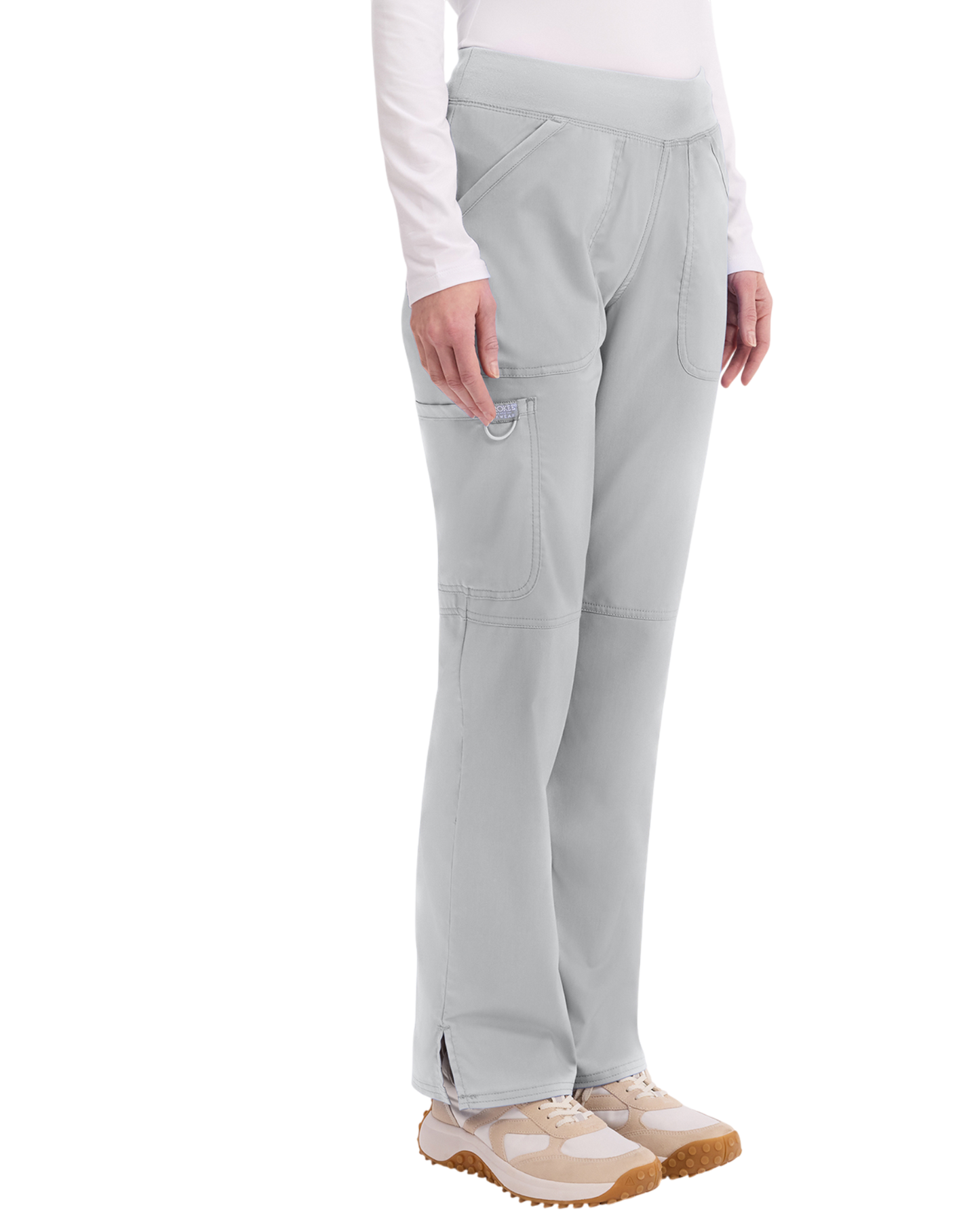 Mid rise moderate flare drawstring pant #WW110 Cherokee Revolution