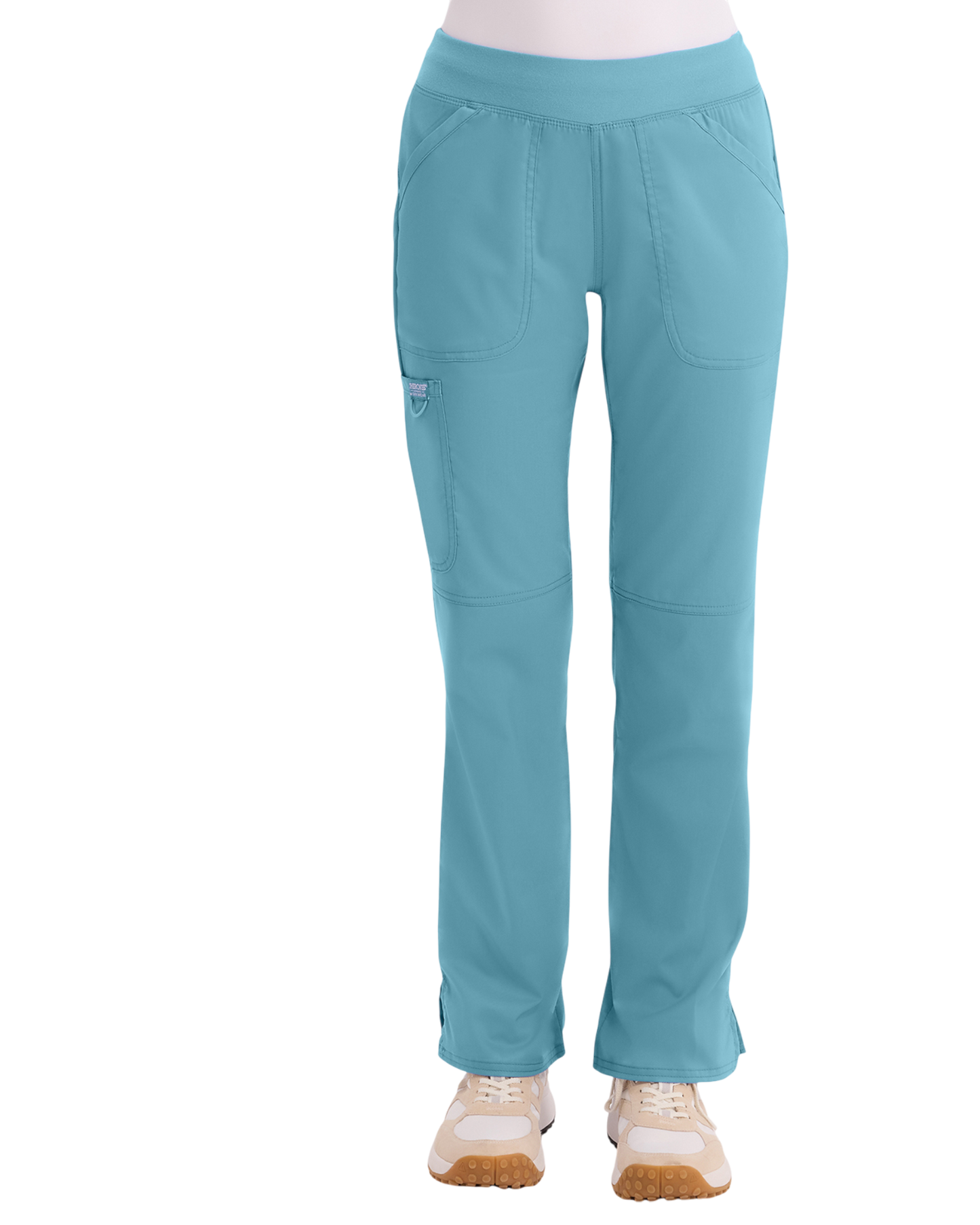 Mid rise moderate flare drawstring pant #WW110 Cherokee Revolution