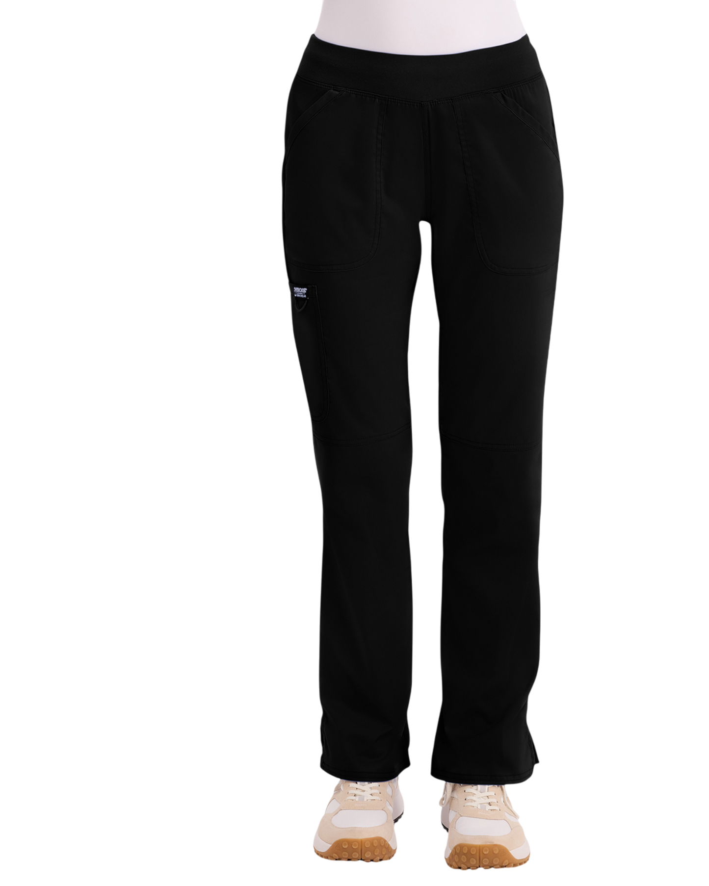 Mid rise moderate flare drawstring pant #WW110 Cherokee Revolution