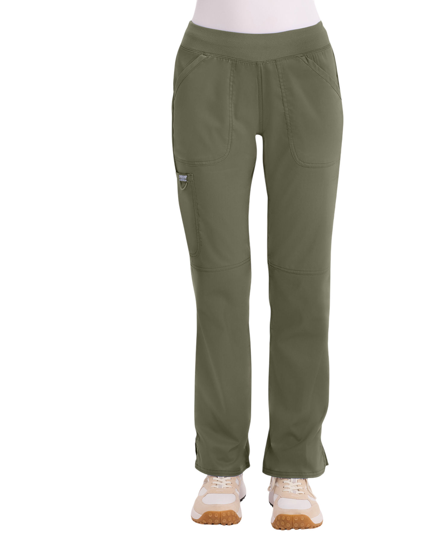 Mid rise moderate flare drawstring pant #WW110 Cherokee Revolution
