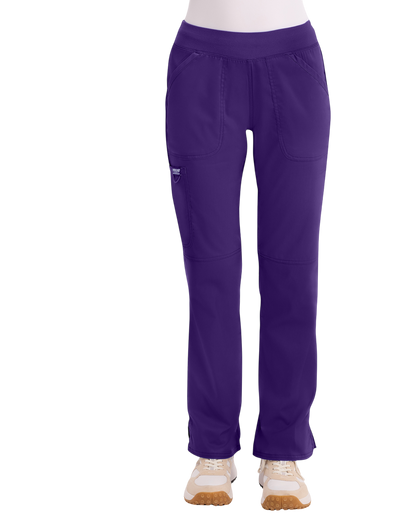 Mid rise moderate flare drawstring pant #WW110 Cherokee Revolution