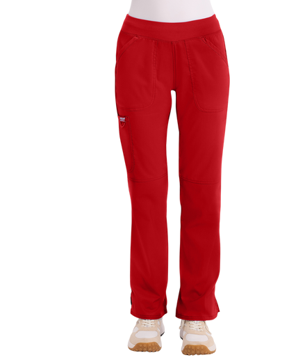 Mid rise moderate flare drawstring pant #WW110 Cherokee Revolution
