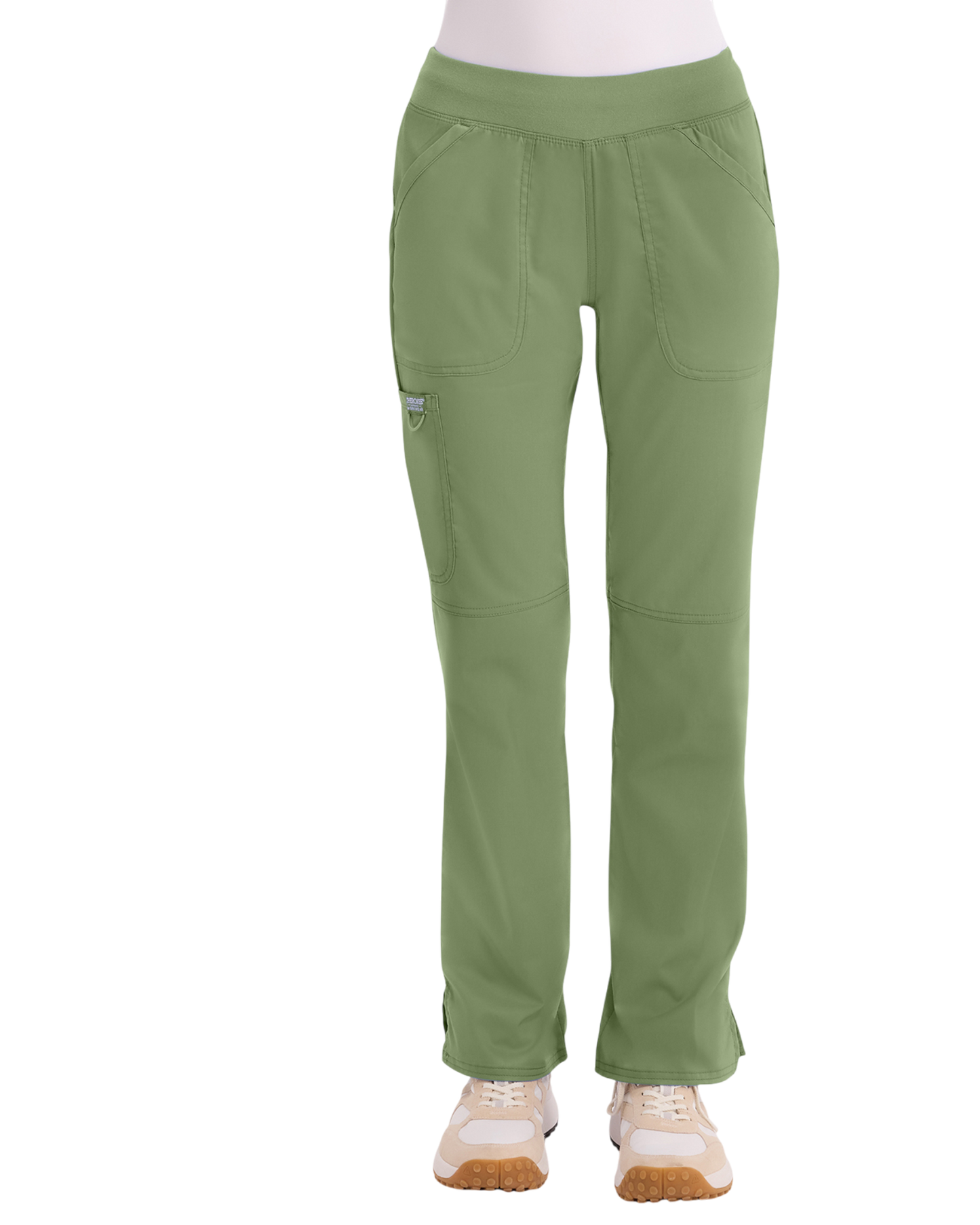 Mid rise moderate flare drawstring pant #WW110 Cherokee Revolution