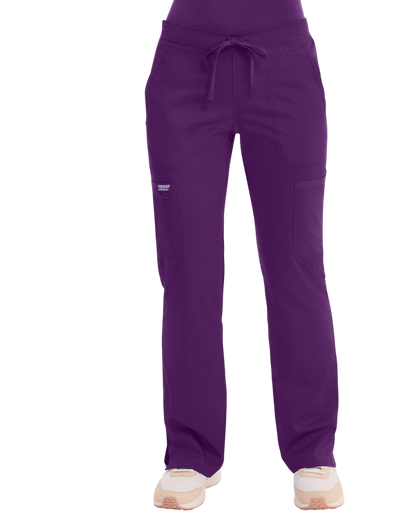 Mid rise moderate flare drawstring pant #WW120 Cherokee Revolution