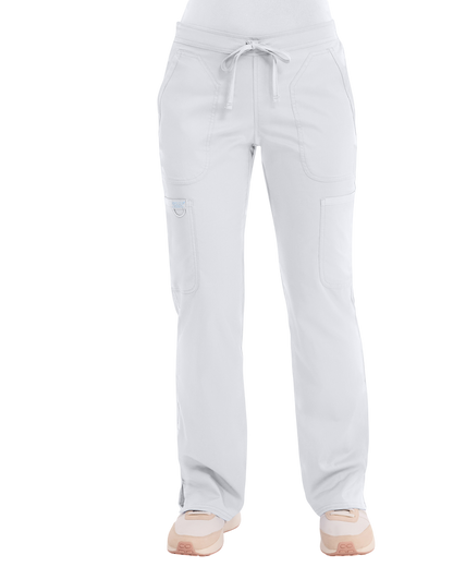 Mid rise moderate flare drawstring pant #WW120 Cherokee Revolution