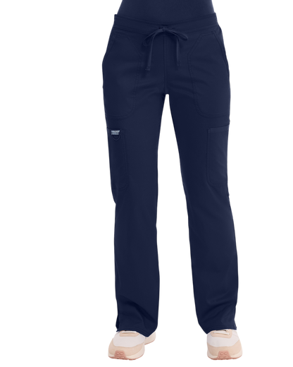 Mid rise moderate flare drawstring pant #WW120 Cherokee Revolution