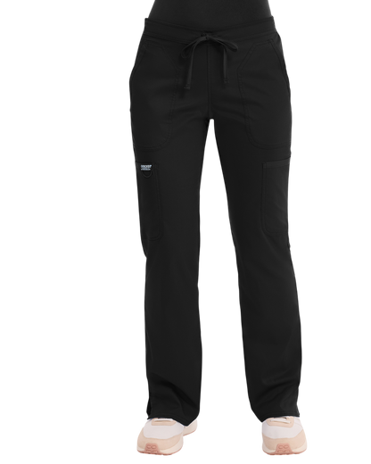 Mid rise moderate flare drawstring pant #WW120 Cherokee Revolution
