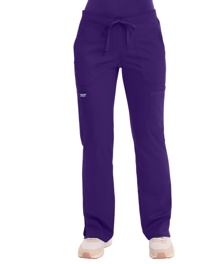 Mid rise moderate flare drawstring pant #WW120 Cherokee Revolution