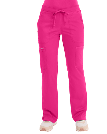 Mid rise moderate flare drawstring pant #WW120 Cherokee Revolution