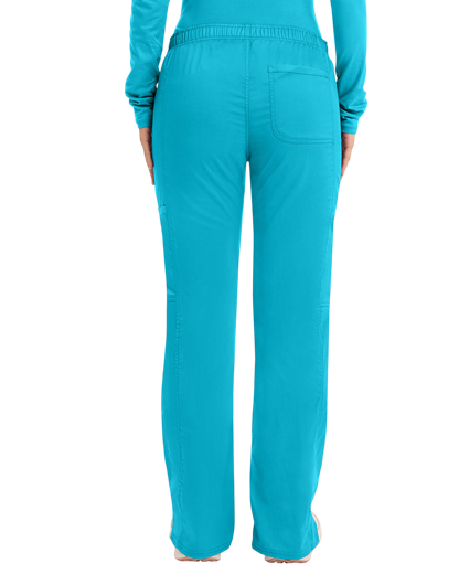 Mid rise moderate flare drawstring pant #WW120 Cherokee Revolution