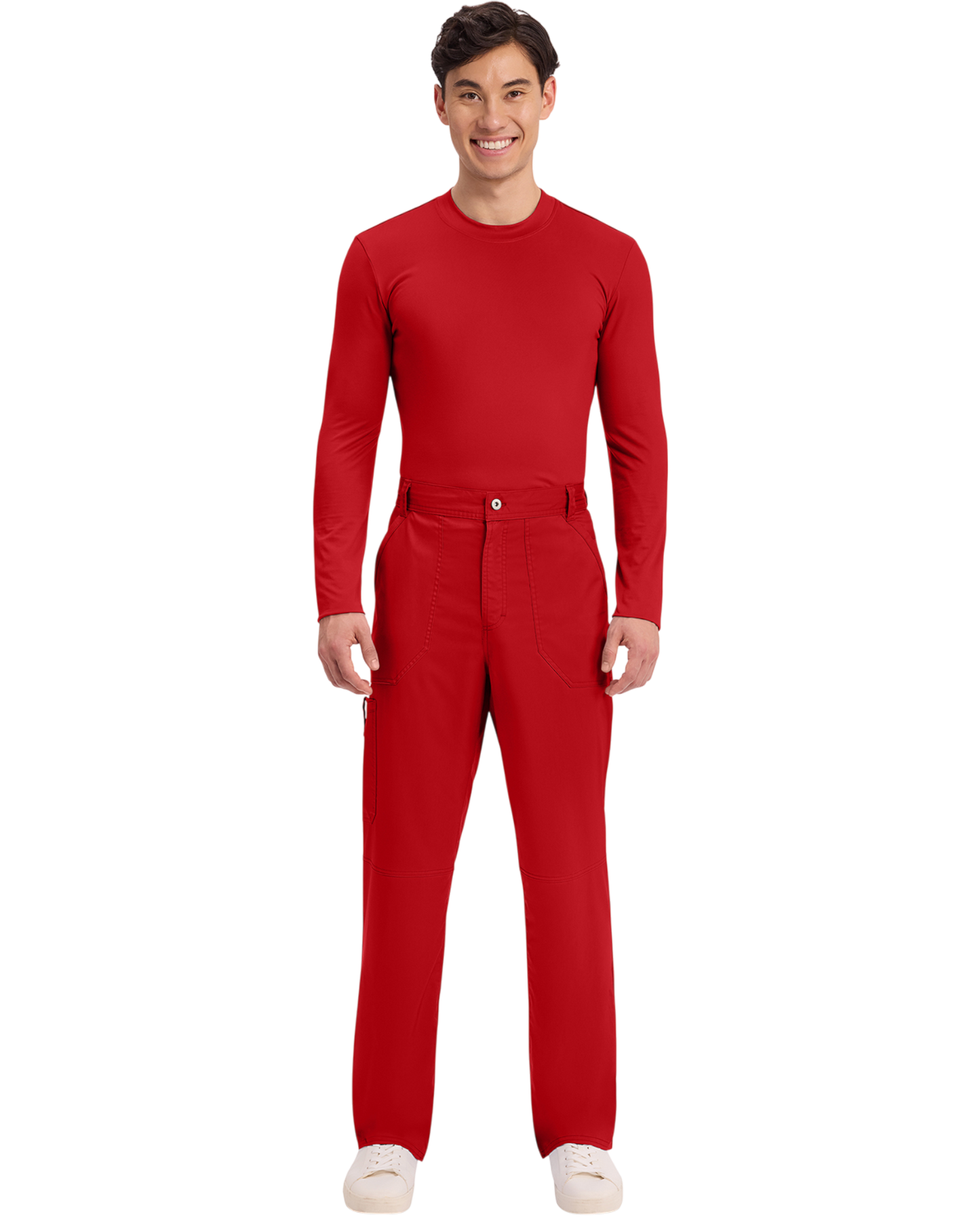 Mid rise moderate flare drawstring pant #WW140X (2XL&+) Cherokee Revolution