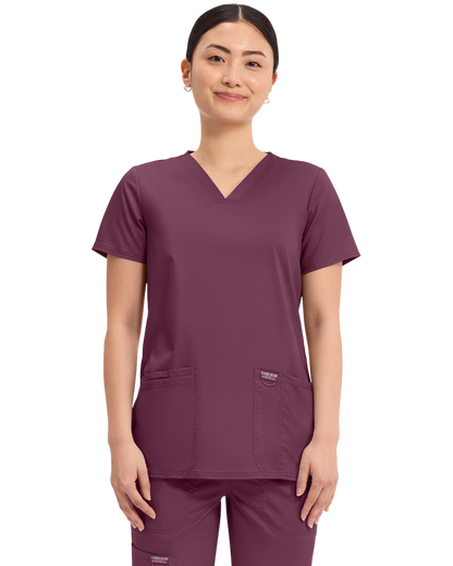 V-neck top #WW620 Cherokee (2XL&+) Cherokee Revolution