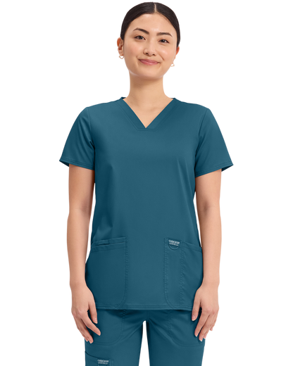 V-neck top #WW620 Cherokee (2XL&+) Cherokee Revolution