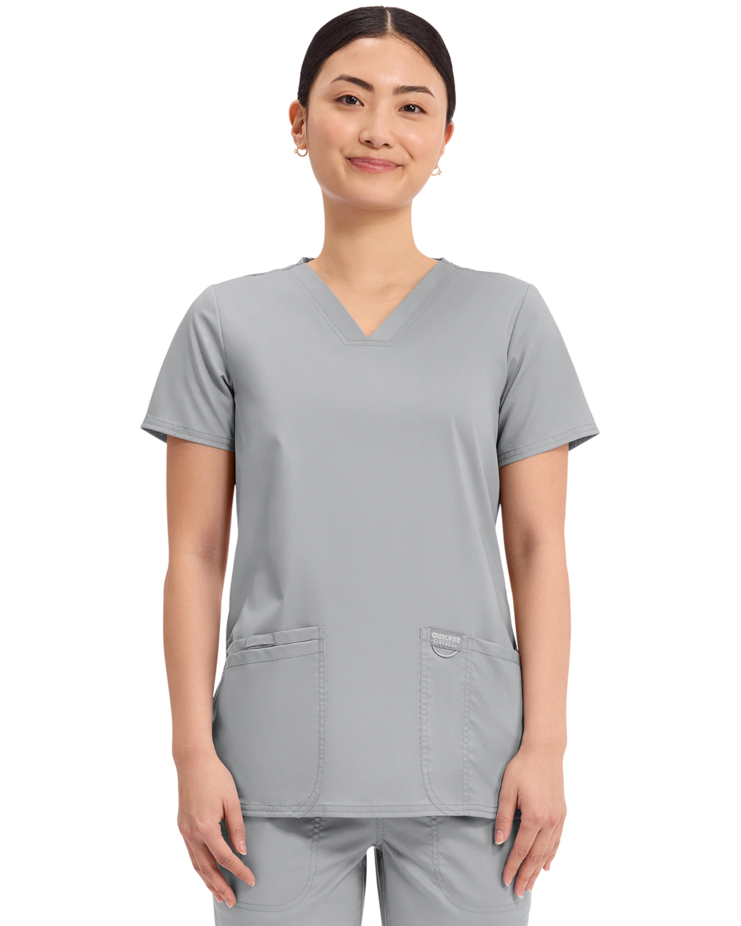 V-neck top #WW620 Cherokee (2XL&+) Cherokee Revolution