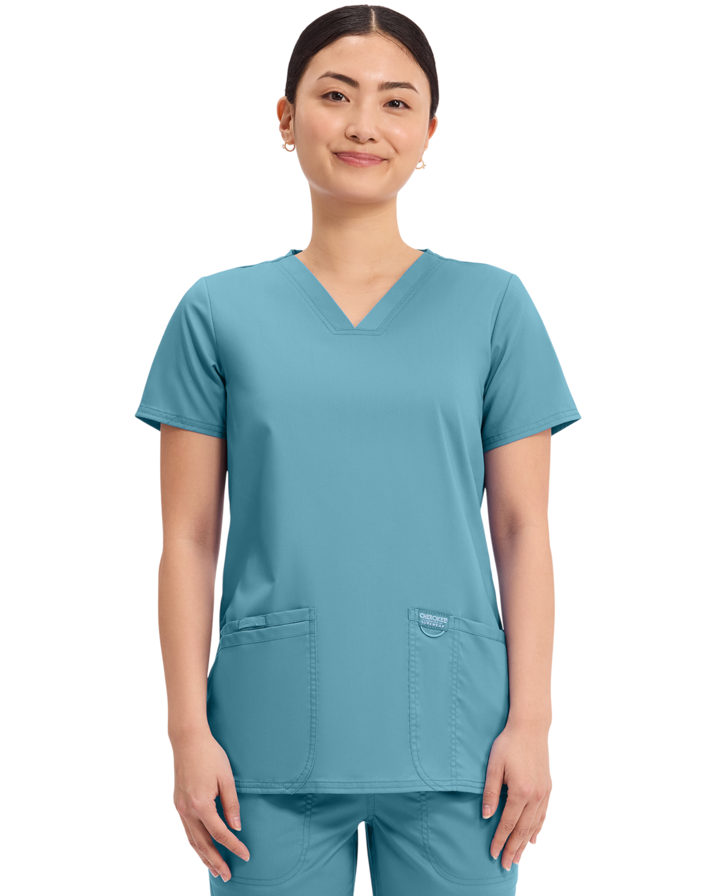 V-neck top #WW620 Cherokee (2XL&+) Cherokee Revolution