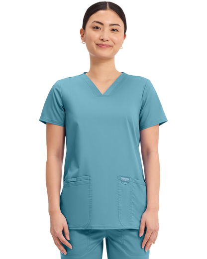 V-neck top #WW620 Cherokee (2XL&+) Cherokee Revolution